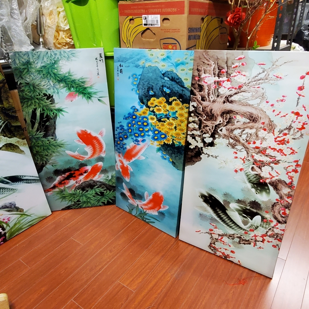 4 piece set wall art